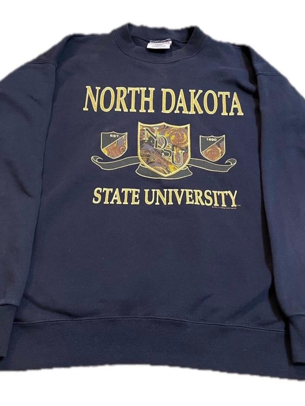 VTG Men’s Crable Sportswear 90s North Dakota State University Sweatshirt Size L
